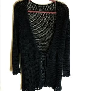 Moonlight Bay Swimsuit Cover Up Size XL Black